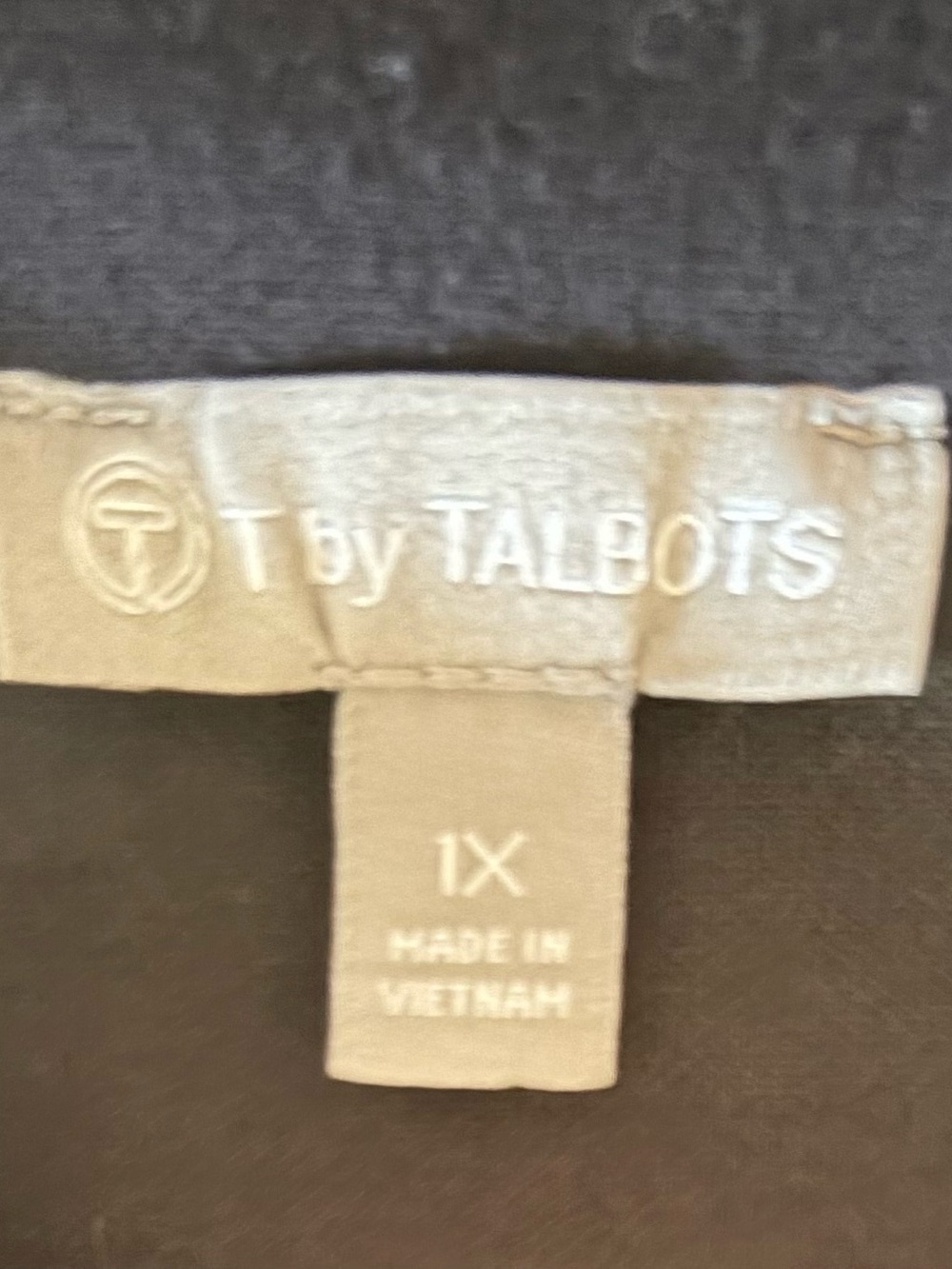 T By Talbots Black Sleeveless Cowl Neck Shell Top - Picture 2 of 3